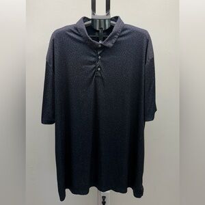 PGA TOUR Pro Series Men’s Polo Shirt Size 4X Black Performance Golf Shirt